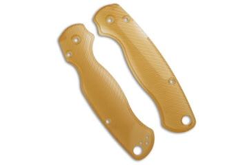 Image of Flytanium Custom Lotus Scales for Spyderco Paramilitary 2 Knife, Yellow, One Size, BHQ-192194
