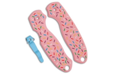 Image of Flytanium Dessert Warrior Spyderco Para 3 Replacement Scales, Pink, 4.25 inch, BHQ-208052
