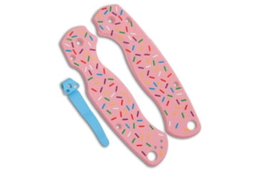 Image of Flytanium Dessert Warrior Spyderco Paramilitary 2 Replacement Scales, Pink, 4.75 inch, BHQ-208051