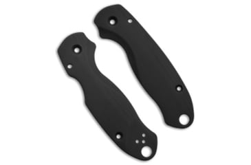 Image of Flytanium Flytanium Lotus Black G-10 Scales for Spyderco Paramilitary 3 Knife, Black, adult, BHQ-178402