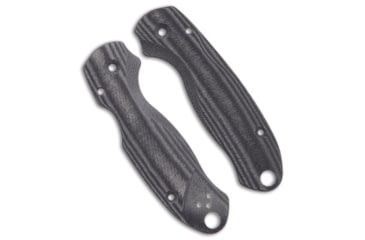 Image of Flytanium Lotus Scales for Spyderco Para 3 Knife, Black, 4.25 inch, BHQ-178022