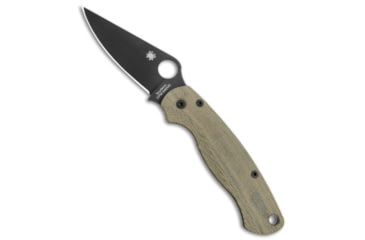 Image of Flytanium Flytanium Lotus Green Canvas + Spyderco Paramilitary 2 Knife 3.4" Black, Green, CPM S45VN, adult, BHQ-144420
