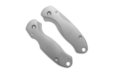 Image of Flytanium Lotus Titanium Scales for Spyderco Para 3 Knife, Gray, 4.28 inch, BHQ-178017