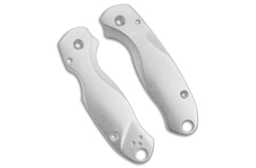 Image of Flytanium Lotus Titanium Scales for Spyderco Para 3 Knife, Gray, 4.25 inch, BHQ-178014