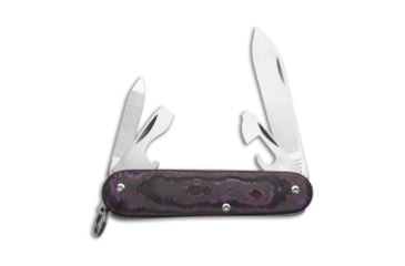 Image of Flytanium Flytanium Purple Haze Fat Carbon + Victorinox Cadet Knife, Black/Purple/Pink, adult, BHQ-208578