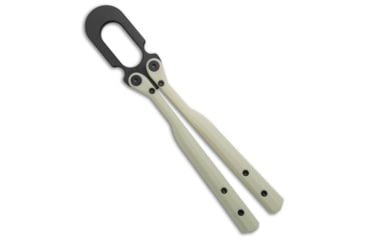 Image of Flytanium U.F.O. Unidentified Flipping Object Training Knife, 2.25in, Stainless Steel, Trainer Blade, Polymer, Glow in the Dark Handle, Glow in the Dark/Black, 8.00 inch, BHQ-204746