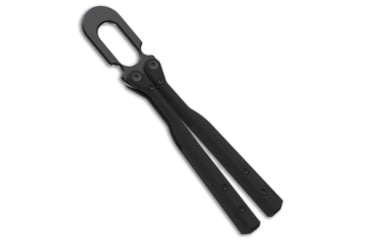 Image of Flytanium U.F.O. Unidentified Flipping Object Training Knife, 2.25in, Stainless Steel, Trainer Blade, Polymer, Void Black Handle, Void Black/Black, 8.00 inch, BHQ-186246
