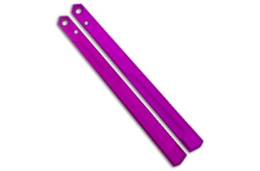 Image of Flytanium v1.5 Channel Aluminum Handles for Kershaw Lucha Balisong Knife, Purple, 6.00 inch, BHQ-144295