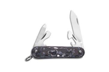 Image of Flytanium Flytanium White Storm Fat Carbon + Victorinox Cadet Knife, Black/White/Gray, adult, BHQ-208577