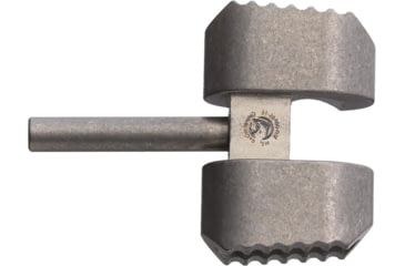 Image of Flytanium Manix 2 Tritium Titanium Ball Cage Lock, Green Tritium Insert, Stonewash Finish, FLY-1195SG