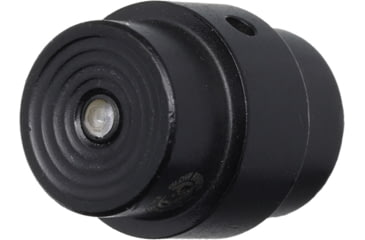 Image of Flytanium PM2 Tritium Titanium Lanyard Hole Stopper, Green Tritium Insert, Black Finish, FLY-1194BG