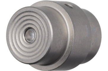 Image of Flytanium PM2 Tritium Titanium Lanyard Hole Stopper, Blue Tritium Insert, Stonewash Finish, FLY-1194SB