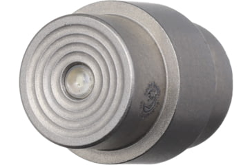 Image of Flytanium PM2 Tritium Titanium Lanyard Hole Stopper, Green Tritium Insert, Stonewash Finish, FLY-1194SG