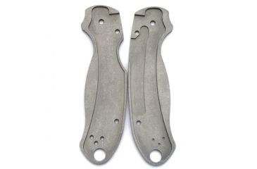 Image of Flytanium Titanium Scales for Spyderco Para3, Stonewash, FLY-0277