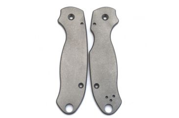 Image of Flytanium Titanium Scales for Spyderco Para3, Stonewash, FLY-0277