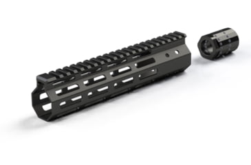 Image of FM Products Gen 2 Ultra Light Free Float AR15 M-Lok Handguard w/ Barrel Nut, Black, 8.5 in, FM-HG8.5