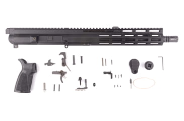 Image of FM Products MIKE-15 .223 Wylde Gen 2 Build Kit, 12.5inch Mid Length, 4-Position Front Charge, 11.75in M-LOK Handguard, A2 Flash Hider, Black, MIKE15K-223-G2-12.5M-2T