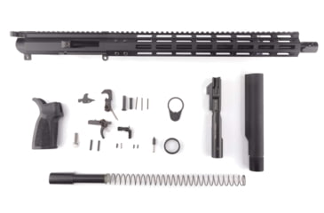 Image of FM Products MIKE-45 .45 ACP Build Kit, 16 inch, Mil-Spec Rear Charge, 4-Port Micro Brake, Black, MIKE45K-R1615-4T-MMKIT