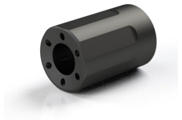 Image of FM Products PCC 9mm Forward Blast Diffuser, 1/2-36 Thread, Black, FM9-MBD