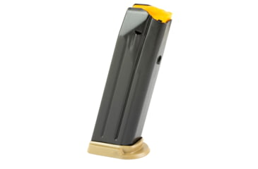 Image of FN America FN 509 Pistol Magazine, 9mm Luger, 17 Round, Black/FDE, 1 Pack, Stainless Steel, 201003461-17RD