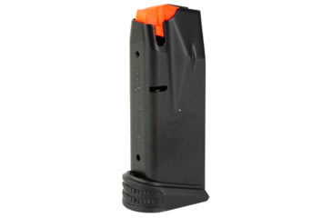 Image of FN America 20100706 Reflex Replacement Magazine 11rd 9mm Luger Black Extended Floorplate, Black, 20100706-11RD