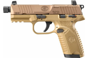 Image of FN America 502 Tactical Semi Auto Pistol, 22 Long Rifle, 4.6 in Barrel