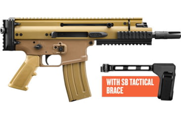 Image of FN America SCAR 15P VPR Semi Auto Pistol, 223 Rem/5.56 Nato, 7.5 in Barrel