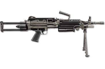 Image of FN America M249S Para Semi-Auto Rifle, 223 Rem/5.56 NATO, 18.5in Barrel, Aluminum Black Stock, Black, 30/200, 46100171-FRRMPG