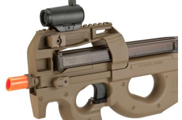 Image of FN Herstal Licensed P90 Full Size Metal Gearbox Airsoft AEG, Dark Earth, Large, 200956