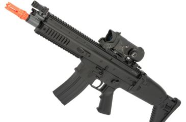 Image of FN Herstal Licensed SCAR-L Airsoft AEG Rifle, Polymer Body, Black, Large, 200961