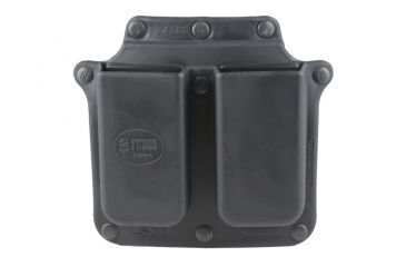 Image of Fobus 1911 and 45 Single Stack Double Magazine Standard Belt Pouch, Black 4500NDBH, EDEMO3