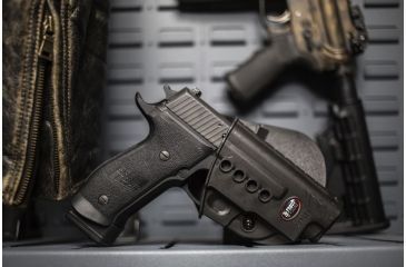 Image of Fobus Evolution E2 Holster for Sig 226 &amp; 220, Standard, Paddle, Plain Black, Right Hand SGE2