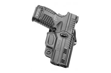 Image of Fobus Evolution Roto Belt Concealment Holster, Right Handed for Springfield XD-S 3.3in. &amp; 4in. .45, XD-S 3.3in. &amp; 4in. 9mm &amp; .40, Black, SPNDRB
