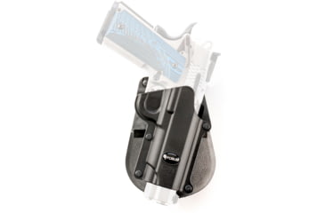 Image of Fobus Injection Molded Polymer OWB Belt Holster, Browning Hi-Power, Black, C-21RT