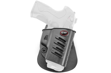Image of Fobus Injection Molded Polymer OWB Paddle Holster, Beretta PX4 Storm, Kimber R7 Mako, Smith &amp; Wesson M&amp;P Shield, Left Hand, Black, BRSLH