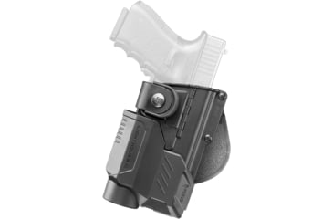 Image of Fobus Paddle Holster w/Lighthouse III, Glock 17/22/31/S&amp;W MP 9mm &amp; .40/Pro .45, Black, RBT17-LT3