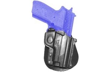 Image of USED Fobus Paddle Roto Holster, SIG Sauer P229/Steyr M40/Smith &amp; Wesson M&amp;P 45 Shield/Steyr M9/Steyr S40/Steyr S9/Steyr M357, Right Hand, Plain, Black, SG4RP, EDEMO1, Used, Condition Fair, Scratches