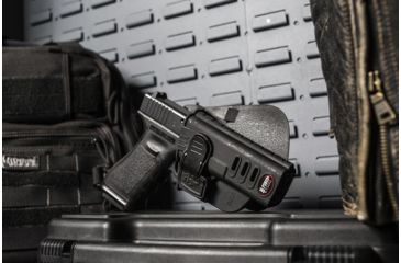 Image of Fobus Rapid Release Systems Level 2 Holster in Use