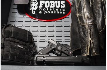 Image of Fobus Rapid Release Systems Level 2 Holster in Use