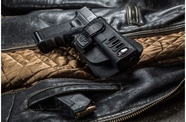 Image of Fobus Rapid Release Systems Level 2 Holster in Use