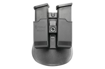 Image of Fobus Roto Paddle Double Stack Magazine Pouch For Glock/H&amp;K USP 9mm/.40, Black, 6900NDRP