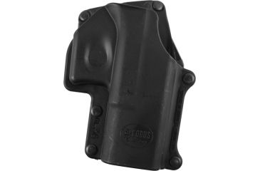 Image of Fobus Roto Right Hand Belt Loop Plain Black Holster - Fits Glock 36 GL36RB