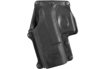 Image of Fobus Roto Speed Belt Loop Holster, Left Hand, Black - Fits Glock 19, 23, 32 w/ Laser/Light 