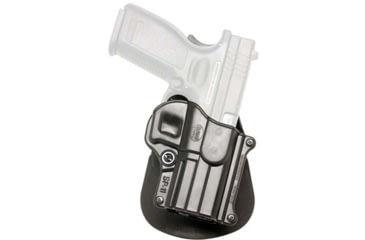 Image of Fobus Standard OWB Roto-Paddle Holster, Springfield Armory XD/HS 2000 9/357 /40 5 4/Sig 2022/H&amp;K P2000, Left, Black, SP11RPL