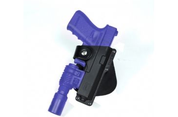 Image of Fobus Roto Tactical Speed Holster - Glock 19, 23, 32 Roto holds Handgun with Laser or Light