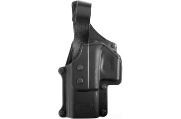 Image of Fobus Thumb Break Roto Plain Black Belt Loop Left Hand Holster - Glock 