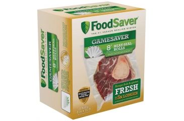 Image of Food Saver GameSaver Bag Rolls, 8 in. x 20 ft. 6 pk. FSGSBF0544-P00