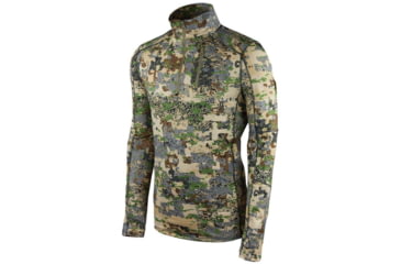 Image of Forloh Deep Space Half Zip Long Sleeve Tops - Mens, Exposed, 3XL, 10531-E-3XL