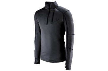 Image of Forloh Deep Space Half Zip Long Sleeve Tops - Mens, Magnet, Small, 10531-M-S