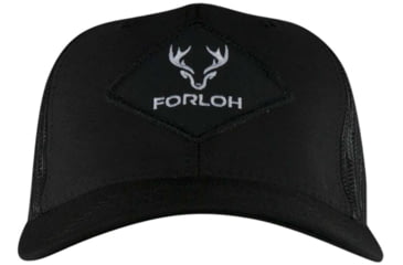 Image of Forloh Diamond Patch Mesh Hat, Black, One Size, 50902-BLK-OSFA